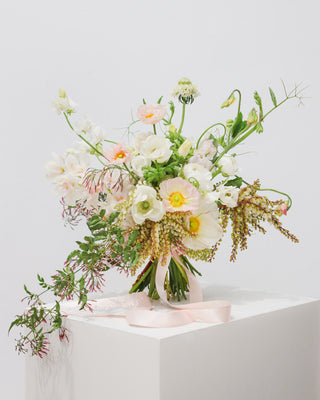 White & Green Wedding Bouquet